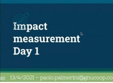 Completed with success the training on Impact Measurement