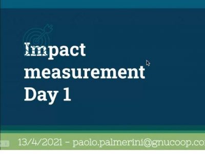 Completato il training sull’Impact Measurement
