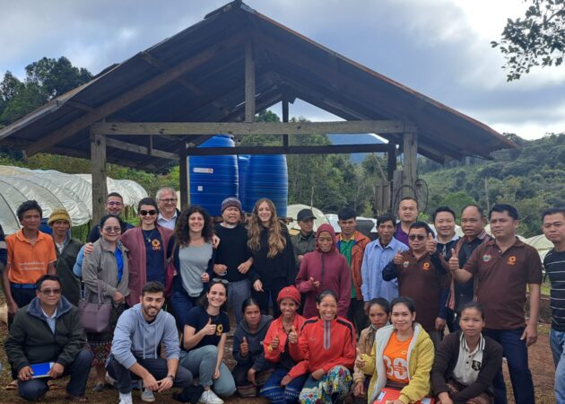 SuperWeCoffee: Partnerhip meet coffee producers in villages in Dak Cheung district as project beneficiaries